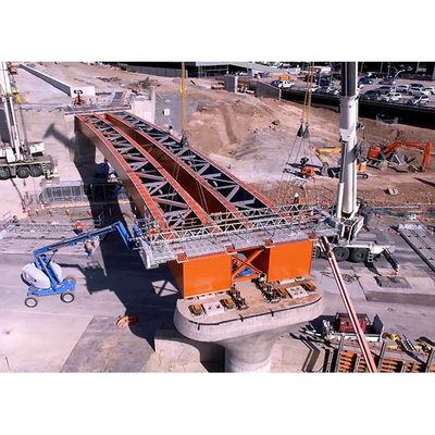  Pre-Engineered Box Steel Girder Bridge Two Cell Box Tubular