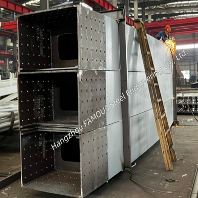 Complete Box Girder Bridge Package with Steel Box Beams, Galvanized Decking & Connection Kits