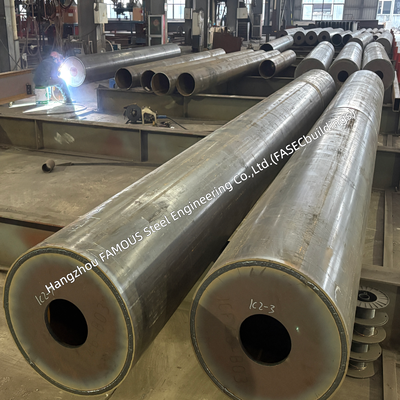 Structural Tubular Steel Columns Fabricated to GB and AS4100 Standards