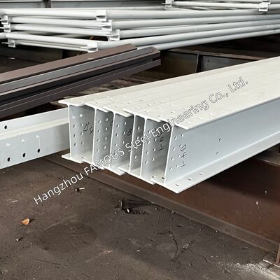 Galvanized H beam steel in GB/EN/ASTM/BS standards ready for shipment