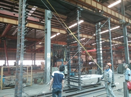 Hot Dipped Painting Galvanized Structural Steel Fabrication Frames Car Dryer Kiln Brick Mill