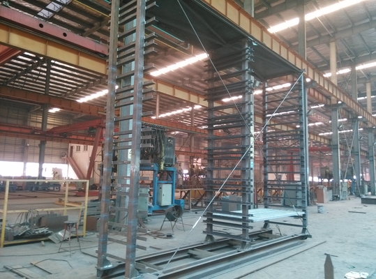 Hot Dipped Painting Galvanized Structural Steel Fabrication Frames Car Dryer Kiln Brick Mill