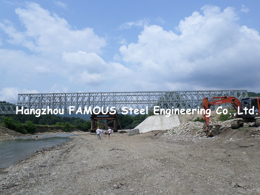 Truss Span Steel Girder Bridge Construction Composite Railway Bridges Train Railroad